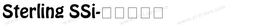 Sterling SSi字体转换